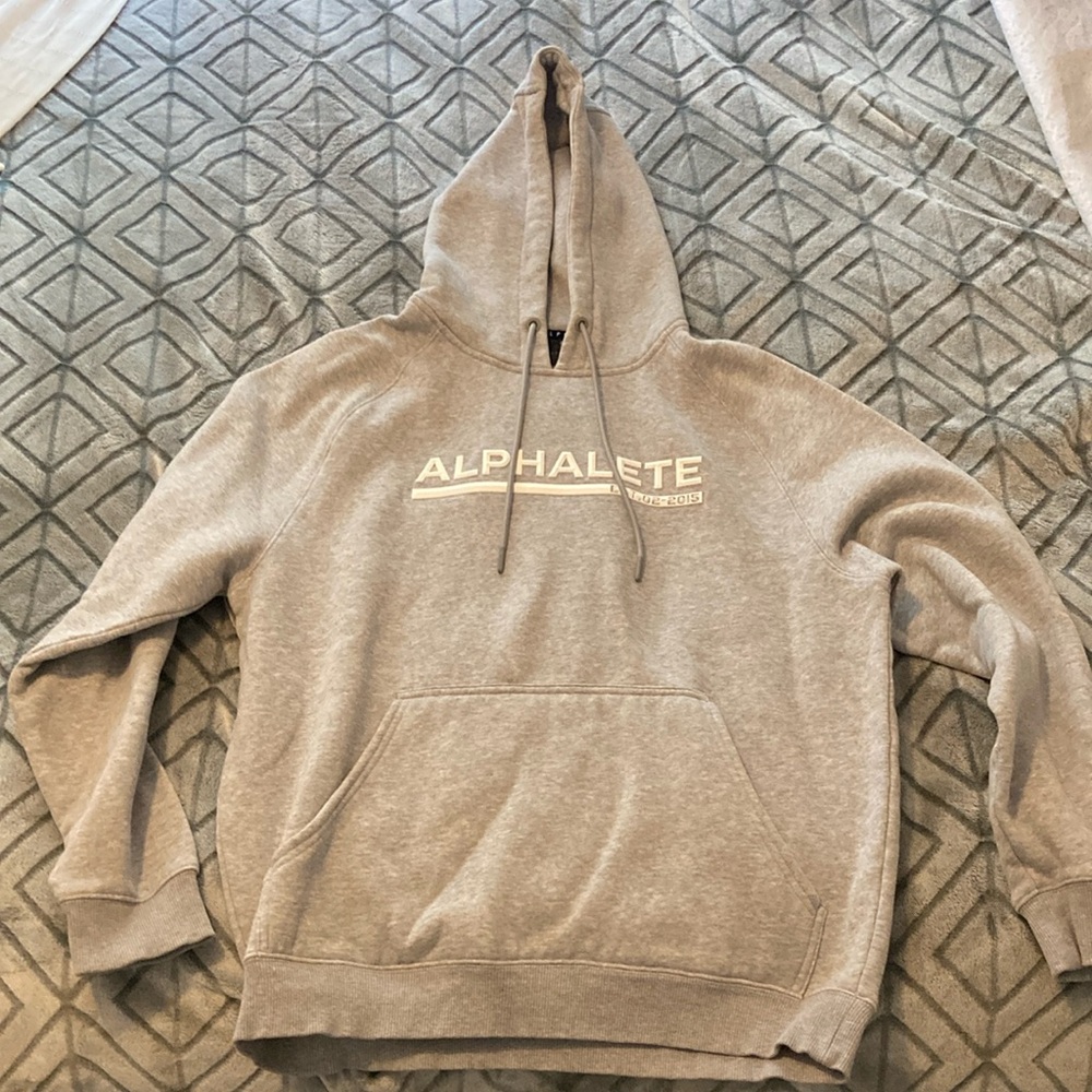 Alphalete Light Gray Men's Hoodie